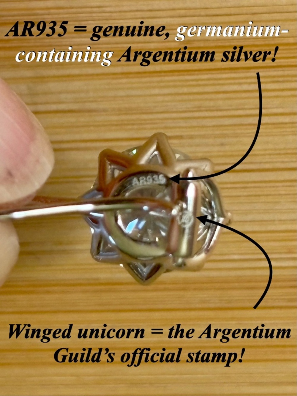 8ctw Moissanite buckle back earrings in 935 Argentium silver! Classy! - Picture 2 of 16